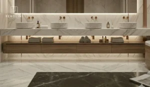 Elevate Your Bathroom Interiors with Elegant Surface Solutions